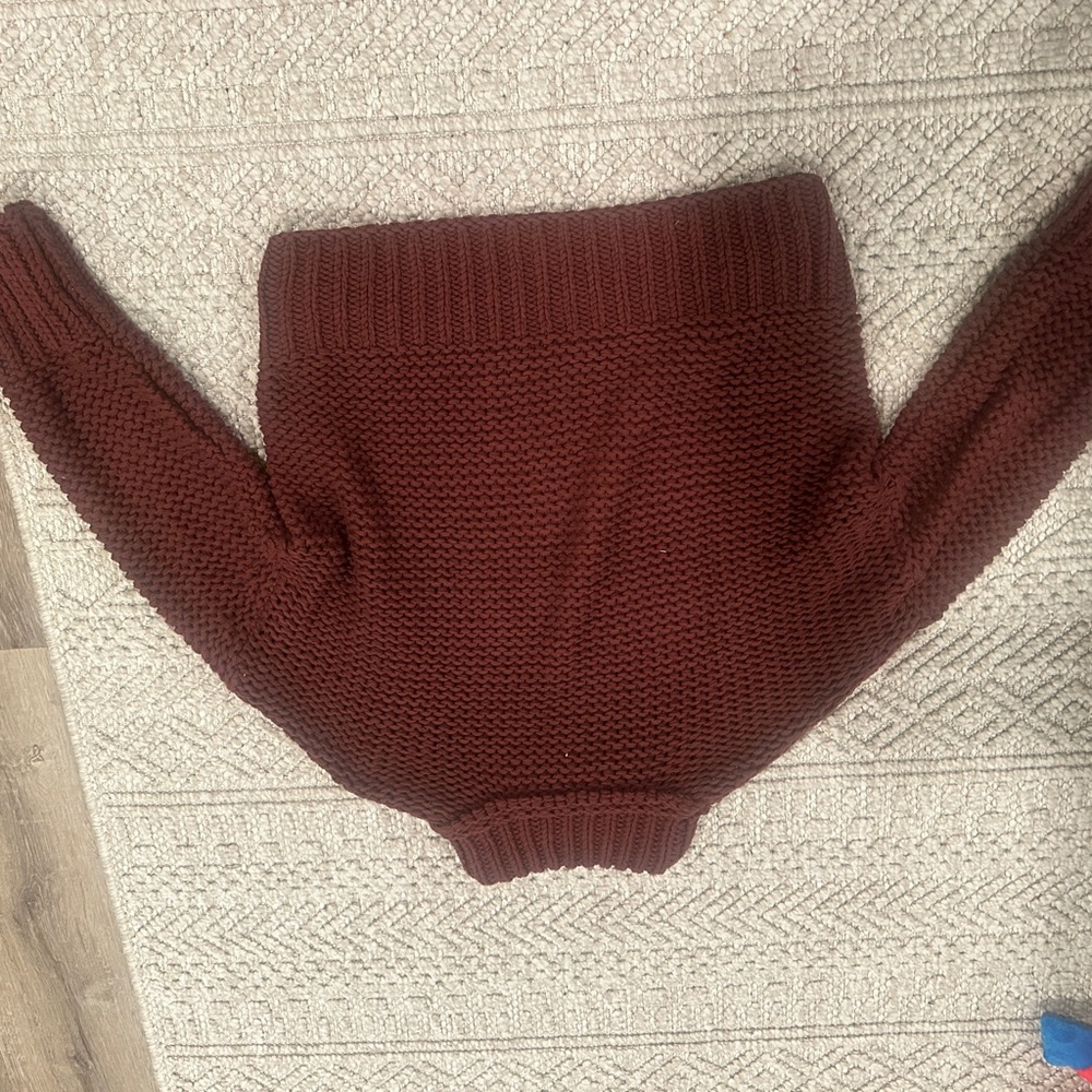 Free People brown chunky sweater - Picture 3 of 3